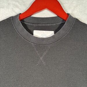 Stampd Shirt Mens Small Black‎ Waffle Knit Crewneck Short Sleeve Los Angeles LA